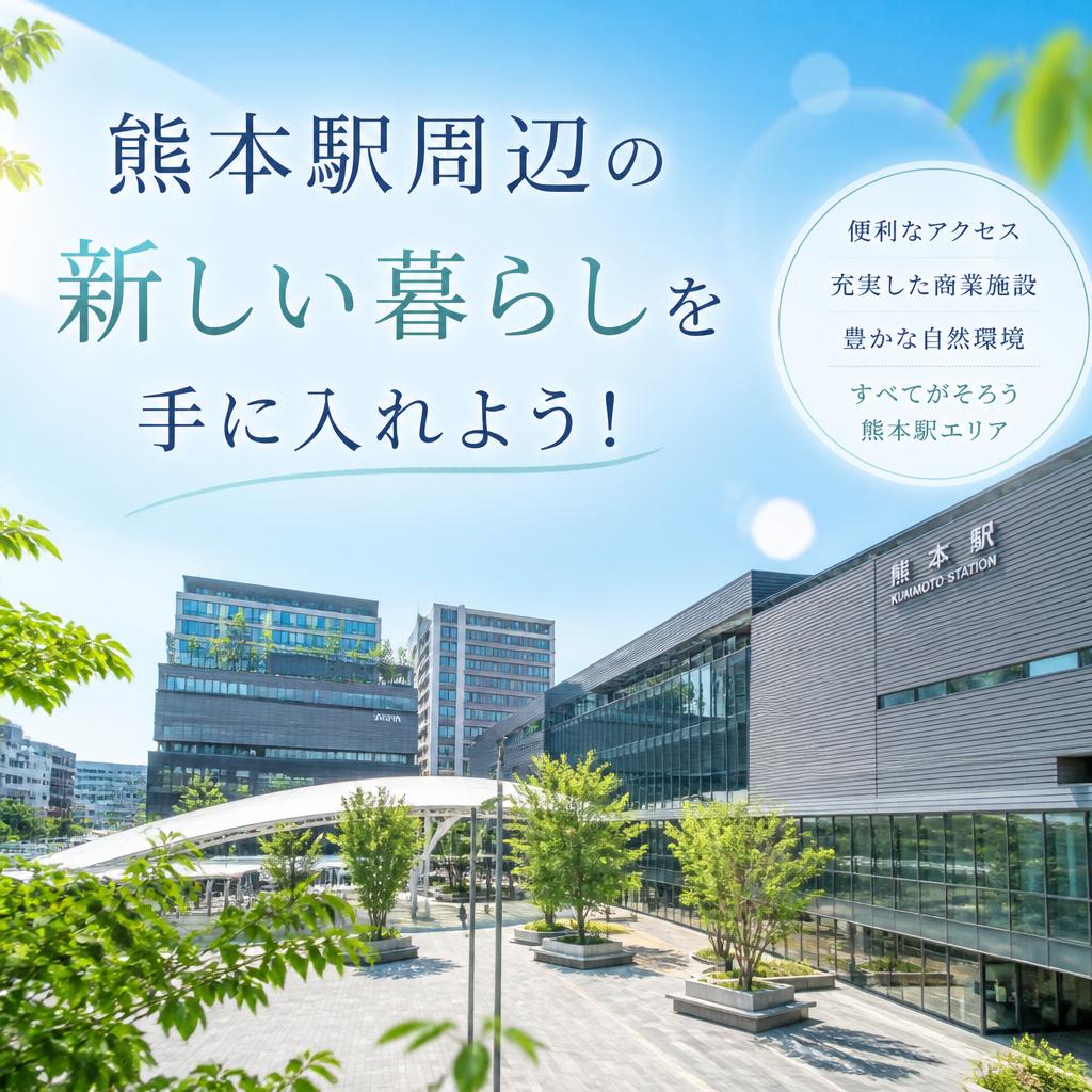 熊本駅周辺の新しい暮らしを手に入れよう！
